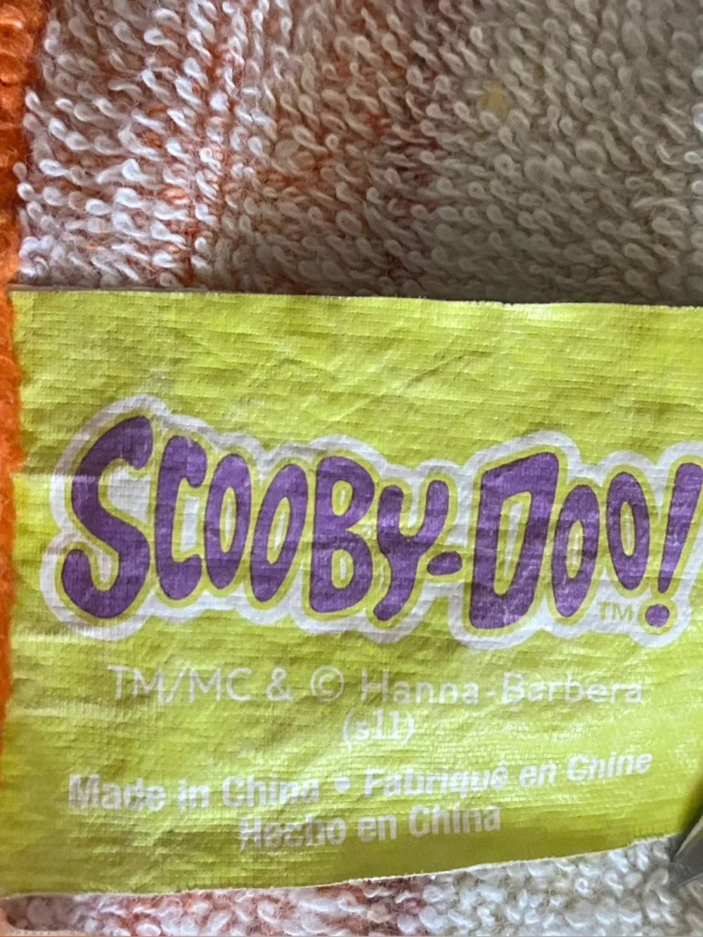 Scooby Doo Surfer Children Kids Beach Towel 30” x 57” 100% Cotton